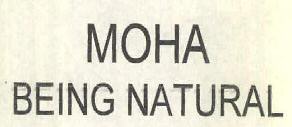 Moha Being Natural Device mark 2926074 Trademark