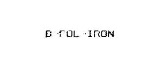 Defol-iron Device mark 772891 Trademark
