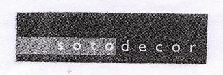 Sotodecor (label) Device mark 1722451 Trademark
