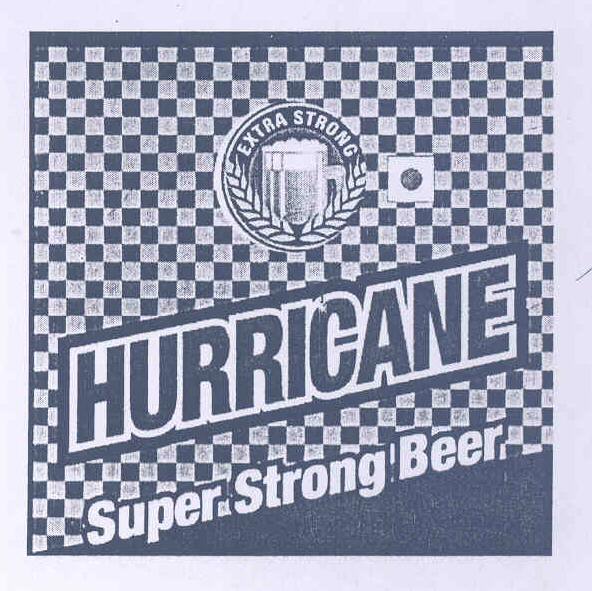 Hurricane Super Strong Beer (label) Device mark 1685612 Trademark