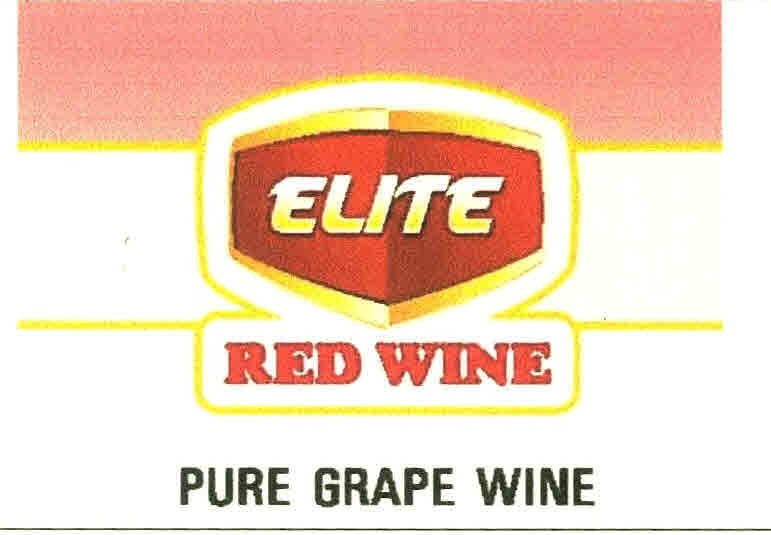 Elite Red Wine Pure Grape Wine Device mark 2634039 Trademark