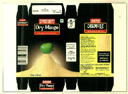 Everest Dry Mango Device mark 2952853 Trademark