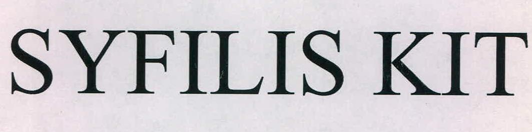 Syfilis Kit Device mark 2276126 Trademark