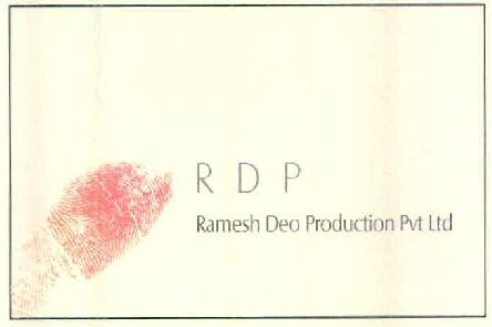 Rdp Ramesh Deo Production Pvt Ltd Device mark 2677937 Trademark