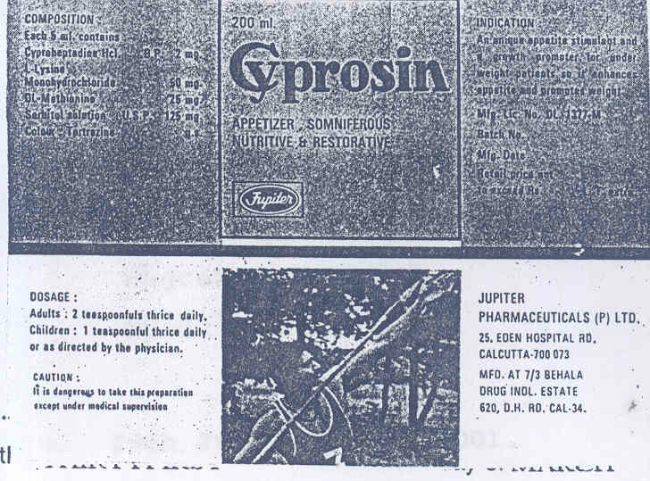 Cyprosin Device mark 478106 Trademark