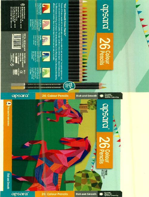 Apsara 26 Colour Pencils Device mark 2749356 Trademark
