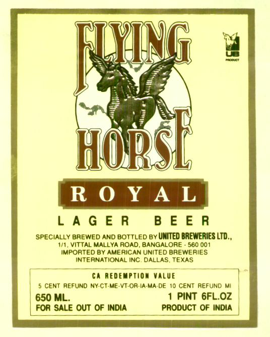 Royal, Flying Horse Device mark 786634 Trademark