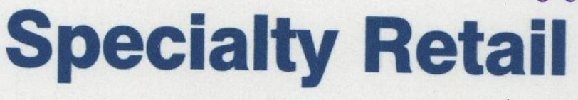 Specialty Retail (letter Written In Special Form) Device mark 1466239 Trademark