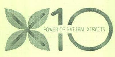 X 10 Power Of Natural Xtracts Device mark 2875032 Trademark