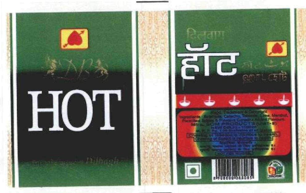 Hot (label) Device mark 1726284 Trademark
