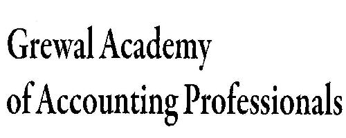 Grewal Academy Of Accounting Professionals Device mark 1940184 Trademark