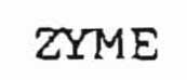 Zyme Device mark 896485 Trademark