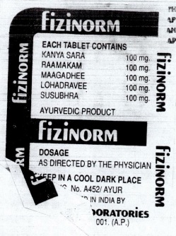 Fizinorm Device mark 508389 Trademark