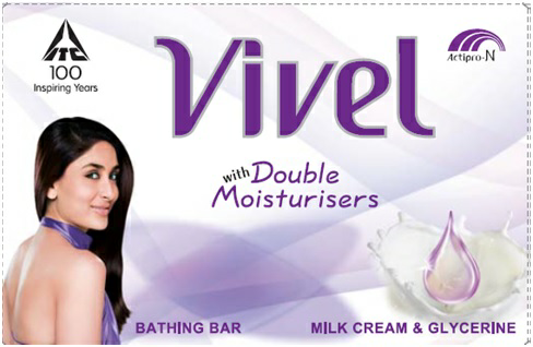 Vivel With Double Moisturisers Milk Cream & Glycerine Device mark 2781129 Trademark