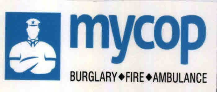 Mycop Burglary * Fire * Ambulance (device) Device mark 2592169 Trademark