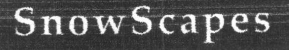 Snow Scapes (label) Device mark 1601860 Trademark