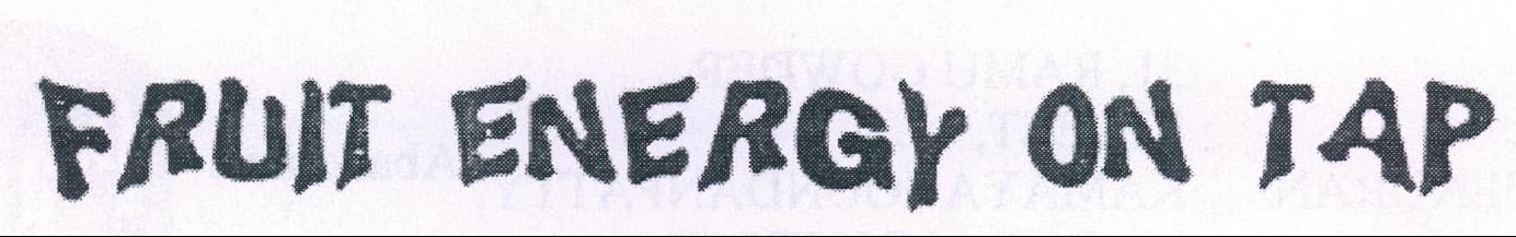 Fruit Energy On Tap Device mark 2118830 Trademark