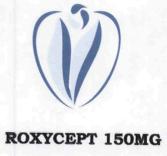 Roxycept 150mg Device mark 1841949 Trademark