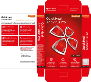 Quick Heal Antivirus Pro Label Device mark 2651444 Trademark
