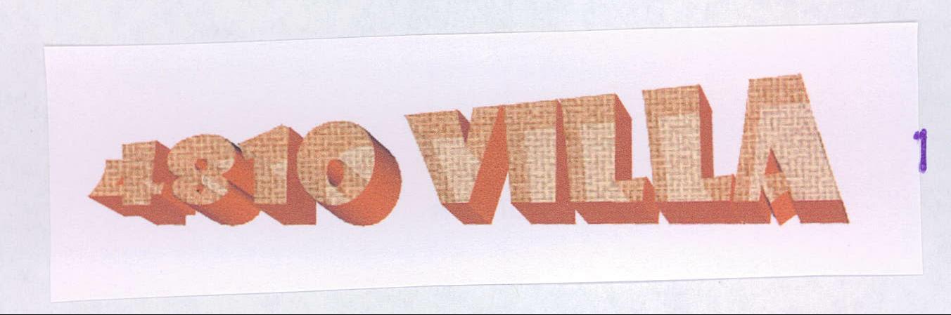 4810 Villa Device mark 1978329 Trademark