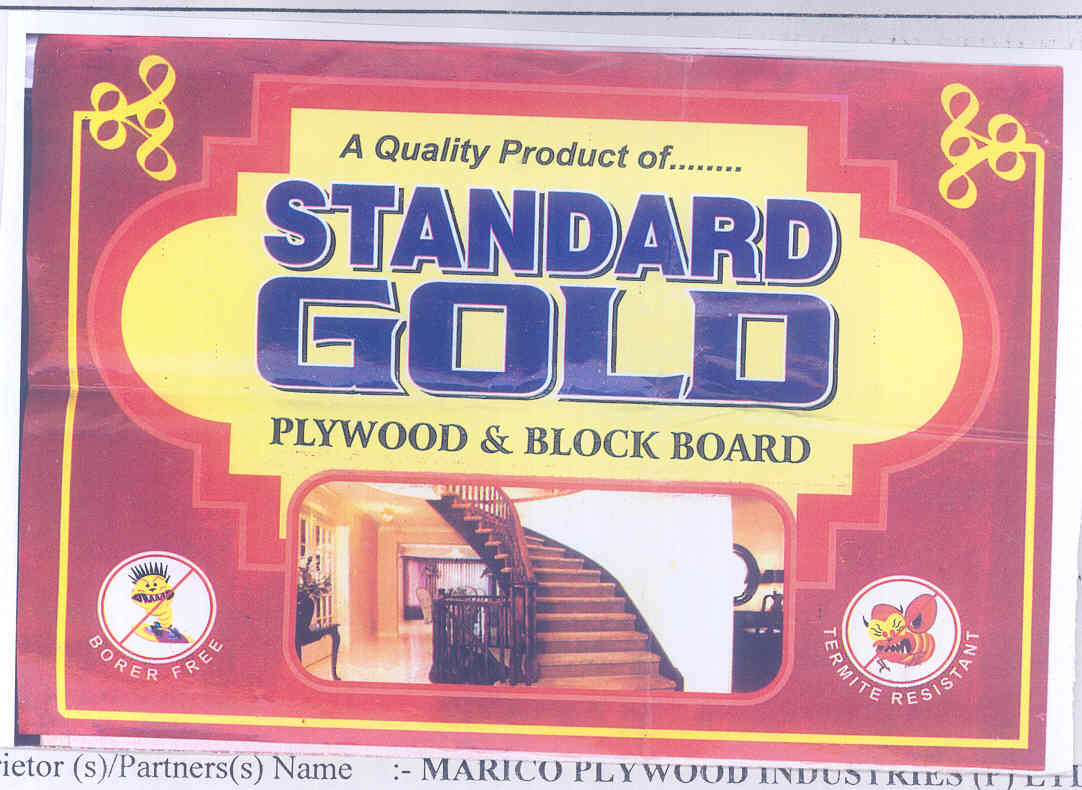 Standard Gold Device mark 1589820 Trademark