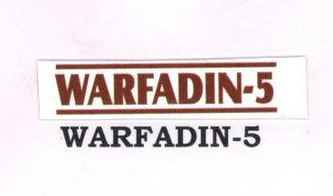 Warfadin-5 (label) Device mark 1680716 Trademark