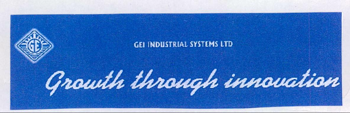 Gei Industrial Systems Ltd Grouth Through Innouation Device mark 2072059 Trademark