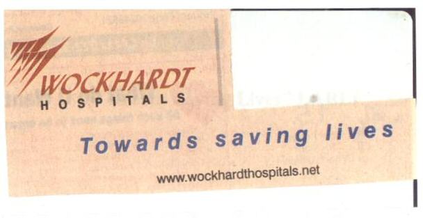 Wockhardt Hospitals (label) Device mark 1648697 Trademark