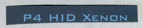 P4 Hid Xenon (lable) Device mark 1517790 Trademark