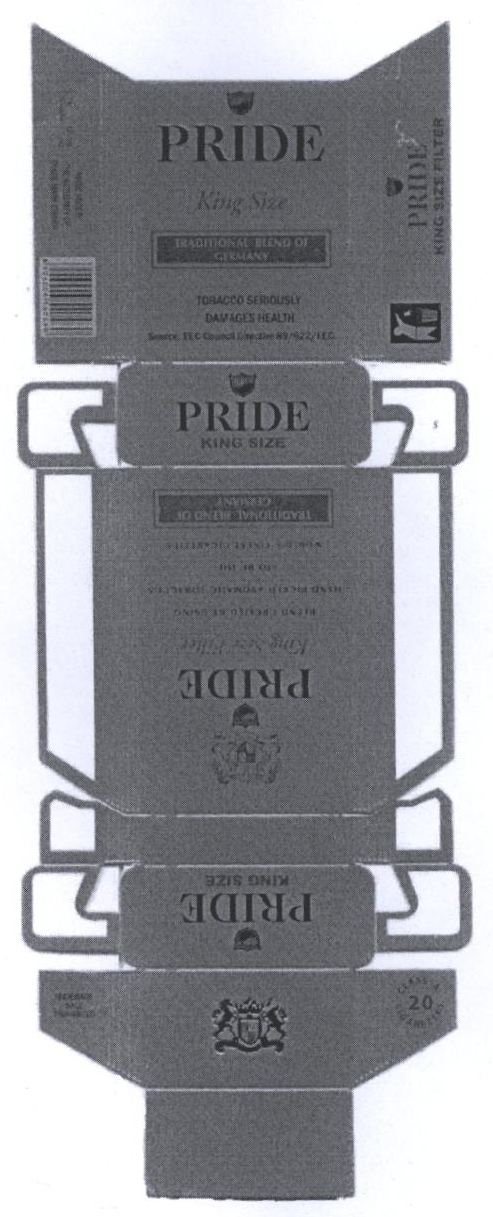 Pride King Size Device mark 2185098 Trademark