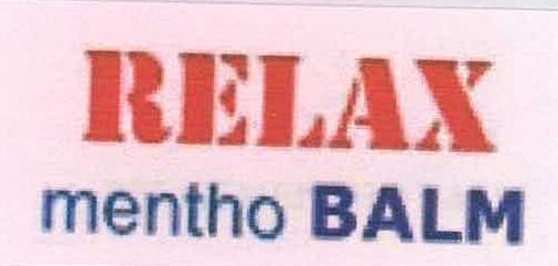 Relax Mentho Balm Device mark 2234225 Trademark