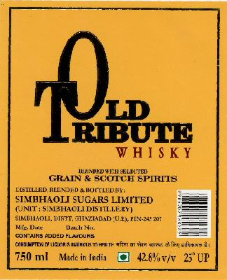 Old Tribute With Label Device mark 1608838 Trademark