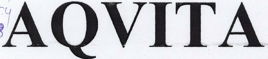 Aqvita Device mark 1657534 Trademark