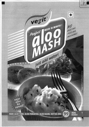 Aloo Mash (dev) (label) Device mark 1782745 Trademark