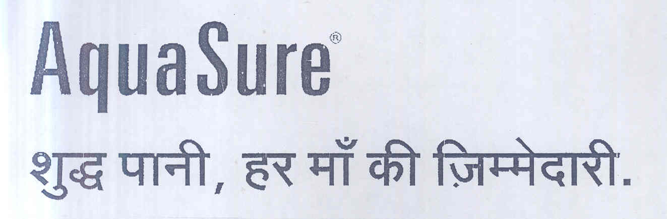 Aquasure (label) Device mark 1699705 Trademark