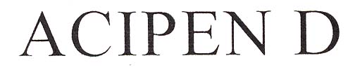 Acipen D Device mark 1816942 Trademark