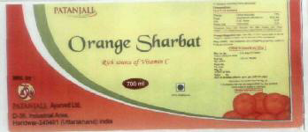 Orange Sharbat Device mark 1840193 Trademark