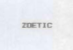 Zoetic Device mark 1057350 Trademark
