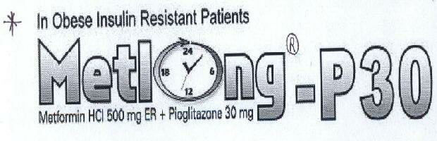 Metlong-p30 With Device Mark Of Clock Device mark 1443797 Trademark