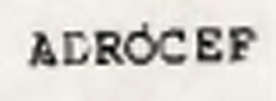 Adrocef Device mark 721284 Trademark