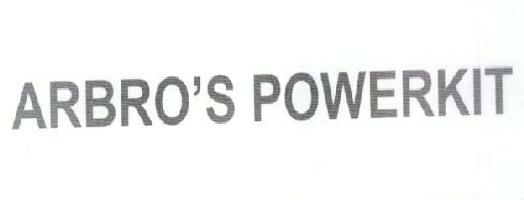 Arbro's Powerkit Device mark 1461579 Trademark