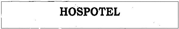 Hospotel Device mark 2989026 Trademark