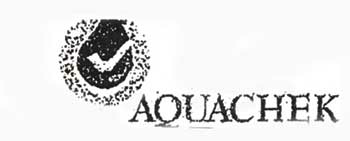 Aquachek (label) Device mark 1183266 Trademark