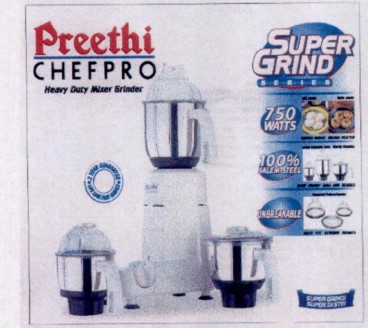 Preethi Chefpro (label) Device mark 1259040 Trademark