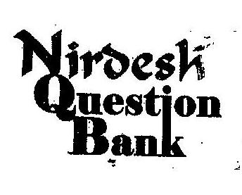 Nirdesh Question Bank (label) Device mark 2480080 Trademark