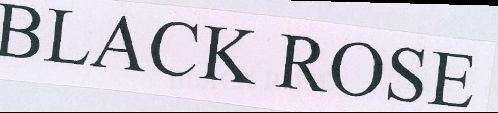 Black Rose Device mark 1987030 Trademark