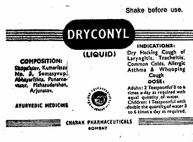 Dryconyl (device) Device mark 287308 Trademark