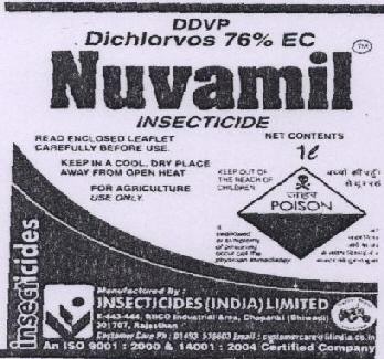 Nuvamil Insecticide With Device Device mark 1705208 Trademark