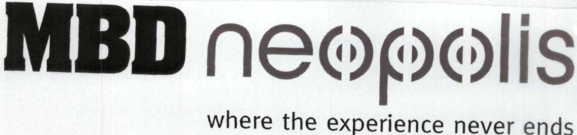 Mbd Neopolis Where The Experience Never Ends Device mark 1953208 Trademark