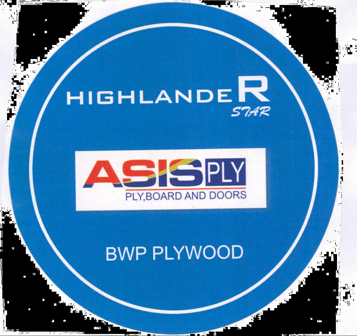 High Lander - Aisi Plywood And Door Device mark 2050648 Trademark